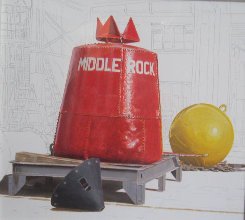 Middle rock 